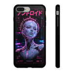 Glowing Headdress Regal Art Tough Phone Case - Gold Magenta Neon