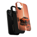 Orange 240Z Phone Case, Classic JDM Sports Car Racing Stripe Cover