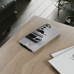 Silver Camaro Phone Case, ZL1 American Muscle Car Tough Cover for Men Gift