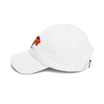 1967 1968 Mustang Fastback Dad Hat Pony Car Cap Adjustable Orange White GT