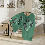 1968 Chevy C10 Pickup illustration Velveteen Microfiber Blanket | Retro Truck