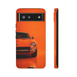 Orange 240Z Phone Case, Classic 70s JDM Sports Car Cover