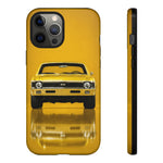 Nova SS Phone Case Yellow, Classic 70s Muscle Car Cover, Gift for Him