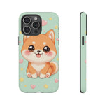 Shiba Inu Kawaii Chibi Smile Pet Dog Art Tough Phone Case
