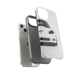 White C6 Z06 Front View tough phone case for Sports Car Drivers