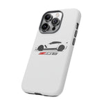 White C7 Z06 Phone Case for Chevy Vette Fans, Tough Cover