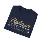 1955 Bel Air Tri-Five Classic Car Name Badge Classic Car T-Shirt Fan Gift