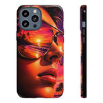 Sunset Reflection Sunglasses Retrowave 80s phone case