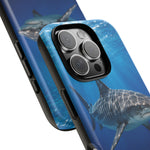 Tiger Shark Phone Case, Dappled Blue Water Tough Cover