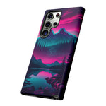 2 Rounds Canada Retina Artwork Vaporwave Phone Case – Landscape Aesthetic