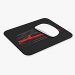 Z28 Retro Sports Car Mouse Pad – Red Camaro 80s Coupe Art, Non-Slip Rubber Base, 9.5x7.9 in