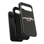 1970 Camaro Z28 White Silhouette Tough Phone Case Cover Gift