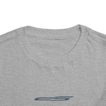 1997-2004 Chevy Corvette C5 Toddler T-Shirt Sports Car Graphic Tee Silver