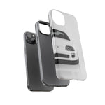 White MK4 Supra Phone Case, Retro 90s JDM Tough Cover for Car Enthusiasts