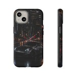 370Z City Prowl Tough Phone Case Black Sports Car at Night