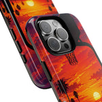 Basketball Court Sunset Phone Case | Tough Phone Case
