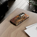 Border Terrier Earthy Watercolor Art Tough Phone Case