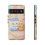 Milk Cookie Phone Case Cute Food Kawaii Tough Cover Gift Art