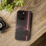 FC RX-7 Pink Neon Fog Column Tough Case