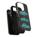 Turquoise 1955 Stepside Pickup Truck Tough Phone Case - 3 View
