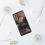 Cherry Blossom Street Scene R34 Skyline GTR Tough Case | Car Photo Cover