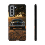 57 Bel Air Phone Case, Turquoise Classic Car Country Road Cover