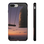 Temple Bell Sunset Phone Case Japan Zen Tough Case