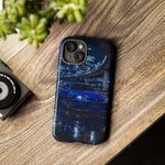 Skyline GT-R R34 Bayside Blue Tokyo Night Art Tough Phone Case