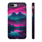 2 Rounds Canada Retina Artwork Vaporwave Phone Case – Landscape Aesthetic