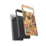 Guilty French Bulldog Phone Case, Confetti Watercolor Cover