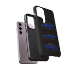 Blue 180SX JDM Sports Car Phone Case Tough Multi View