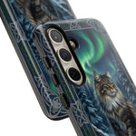 Norwegian Forest Cat Nordic Art Tough Phone Case