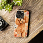 Miniature Poodle Whimsical Watercolor Art Tough Phone Case