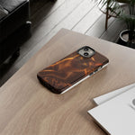 Burmese Golden Sable Portrait Art Tough Phone Case