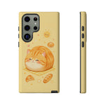 Orange Tabby Loaf Kawaii Chibi Pet Cat Art Tough Phone Case
