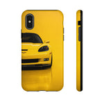 Yellow C6 Z06 Corvette Studio Tough Phone Case