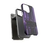 Matte Gray MK4 Supra Violet Neon Pillars Case