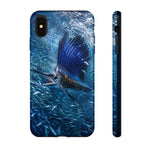 Sailfish Bait Ball Hunt Phone Case Saltwater Fishing Gift for Anglers