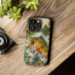 Peacock Bass Fishing Phone Case Angler Tough Cover Gift Art