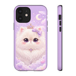 Persian Cat Kawaii Chibi Round Art Tough Phone Case