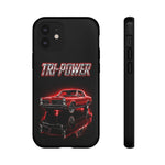 Tri-Power Classic Muscle Car GTO phone case | Retro Automotive Graphic