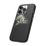 Snook Fishing Phone Case, Saltwater Portrait Black Cover, Gift