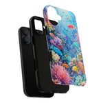 Underwater Coral Reef Phone Case | Colorful Tropical Fish Ocean Scene