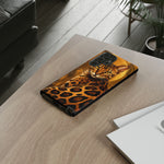 Bengal Cat Wild Spots Gold Art Tough Phone Case