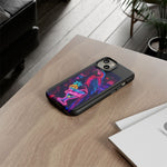 Neon Parrot Cocktails phone case | Tough Cases