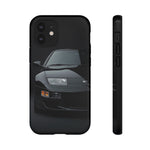 Black 300ZX Studio Front Tough Phone Case for JDM Enthusiasts