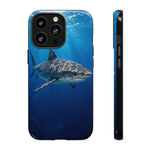 Tiger Shark Phone Case, Dappled Blue Water Tough Cover