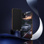 Skyline GT-R R34 White Nurburgring Speed Art Tough Phone Case