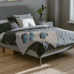 1964 Chevy Impala Illustration  Microfiber Blanket | Classic Car Throw