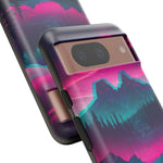 2 Rounds Canada Retina Artwork Vaporwave Phone Case – Landscape Aesthetic